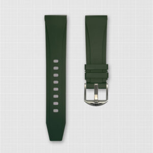Green Rubber Strap with Pin Buckle
